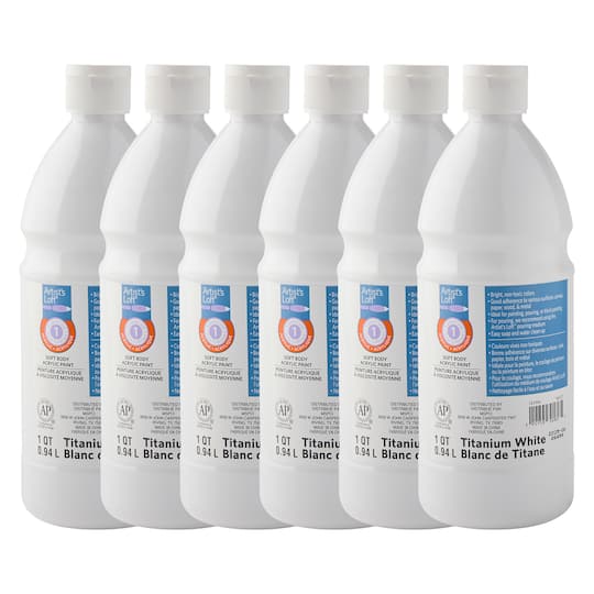Michaels, 6 Pack: Soft Body Acrylic by Artist's Loft® 32oz. – Category: Open Stock Acrylic Paint